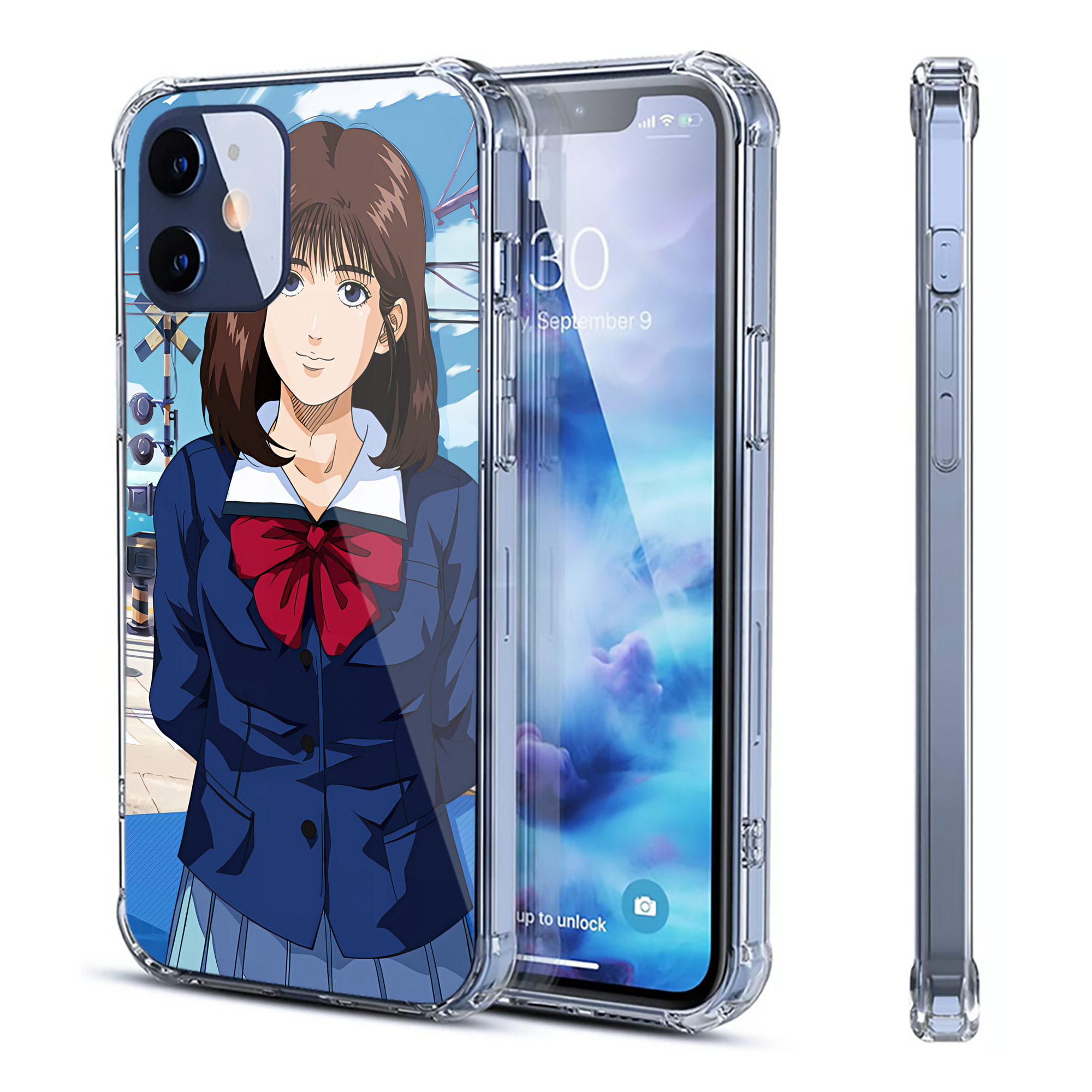 （画像用） SLAM DUNK／スラムダンク 【iPhone 12シリーズ対応】透明スマホケース（クリアソフトケース）